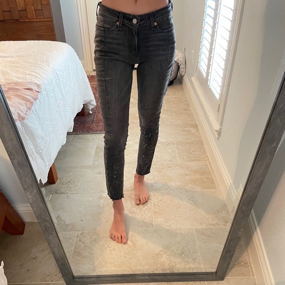 Levi Black Straight Jeans